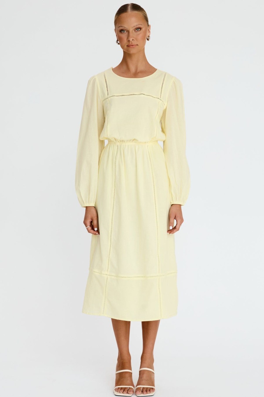 Dresses Runway Scout | Feye Midi Dress (Yellow)