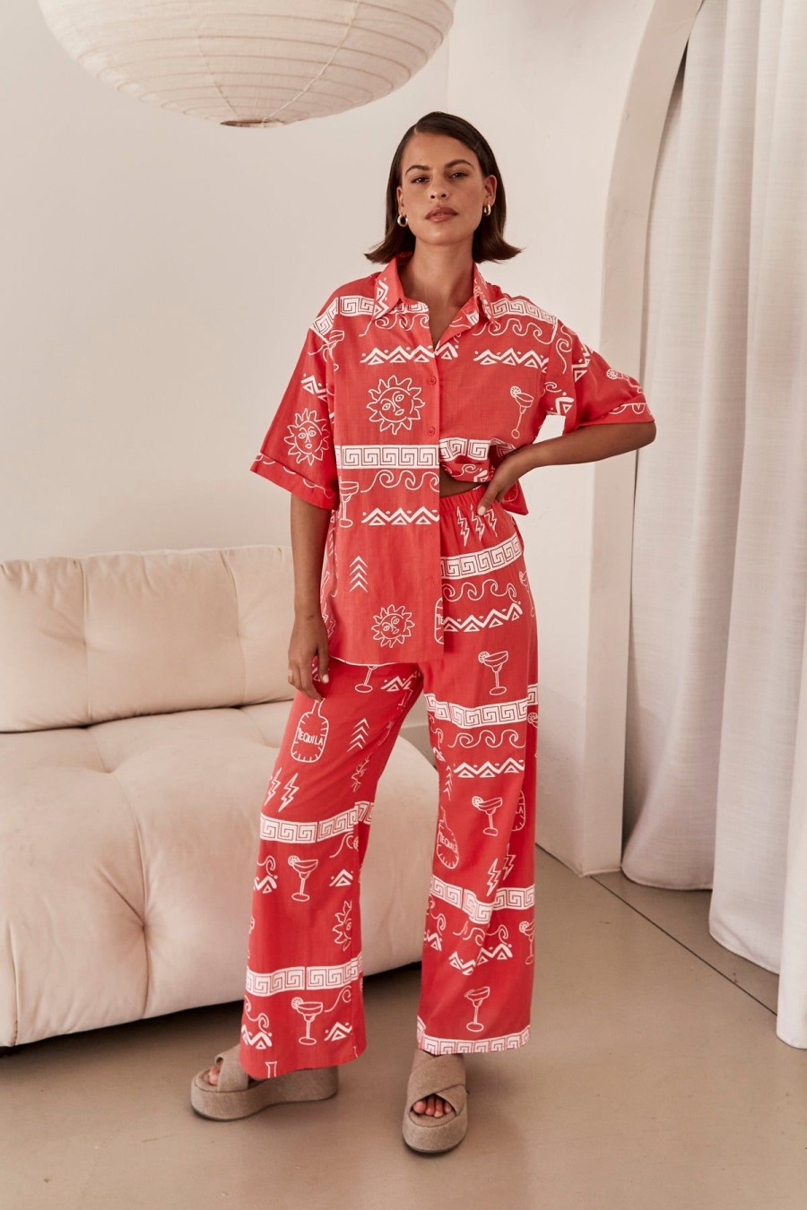 Maternity Runway Scout | Jovie Set (Red)