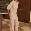 Maternity Runway Scout | Camino Knit Pant (Beige)