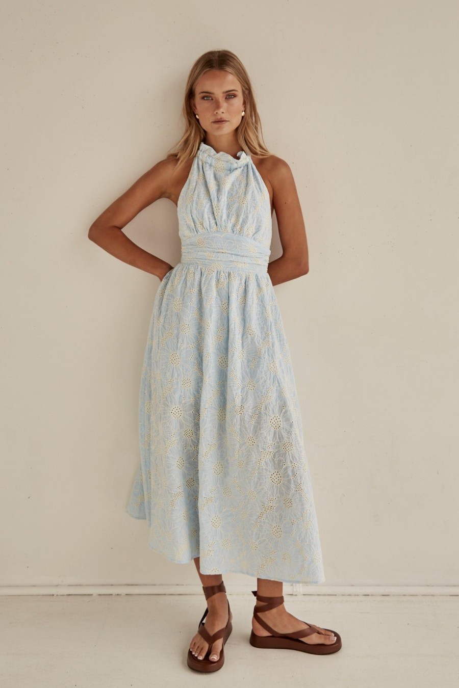 Dresses Runway Scout | Callie Midi Dress (Blue)