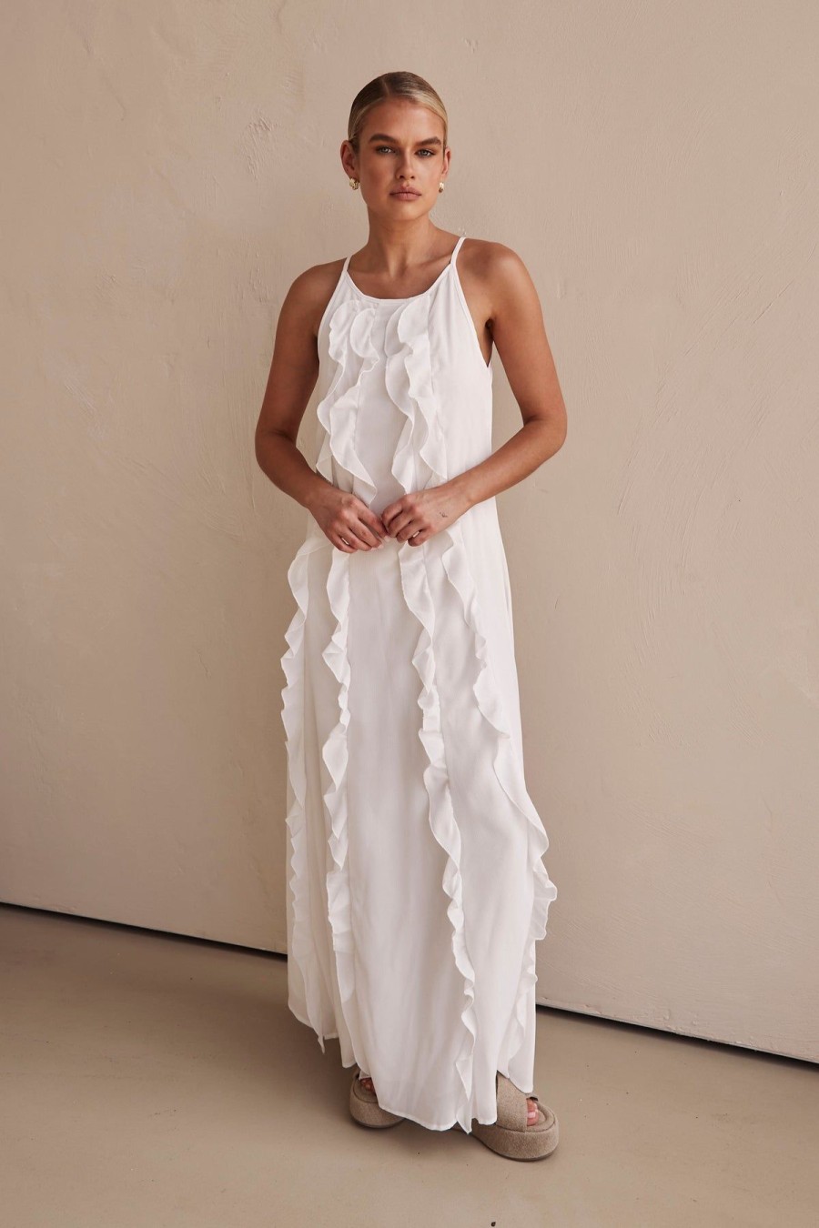 Dresses Runway Scout | Zarli Maxi Dress (White)