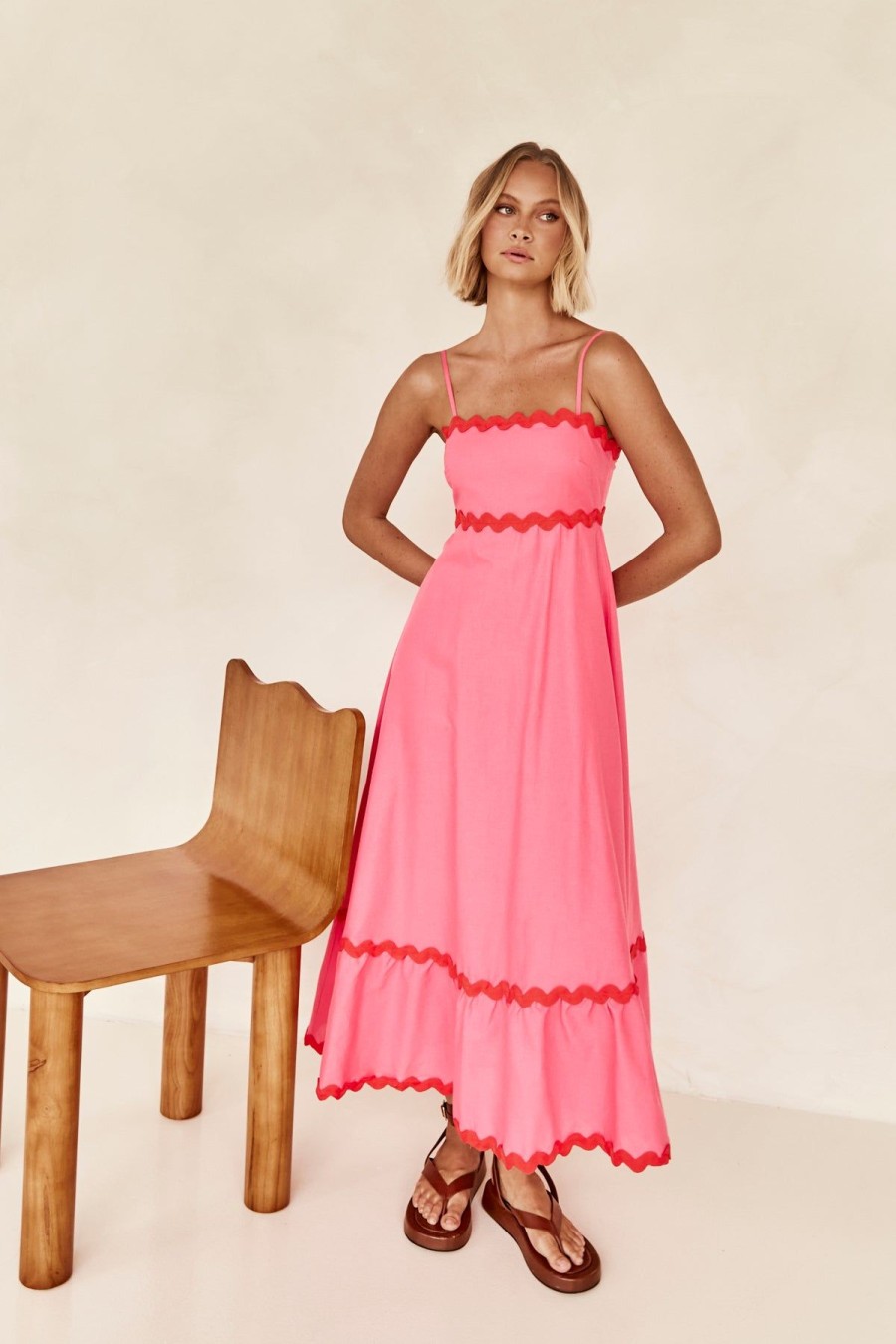 Dresses Runway Scout | Zahara Maxi Dress (Pink)