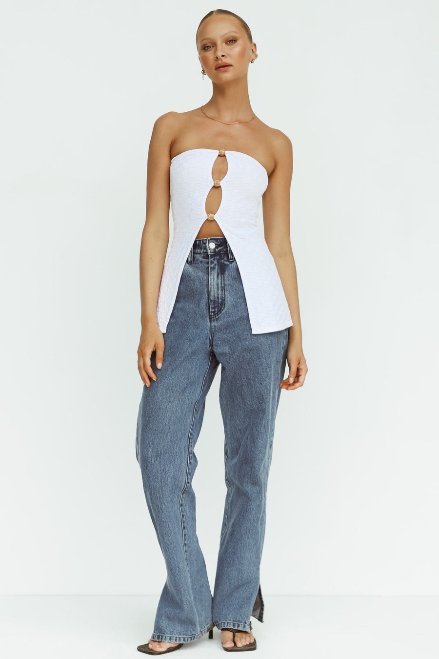 Clothing Runway Scout | Taya Top (White)