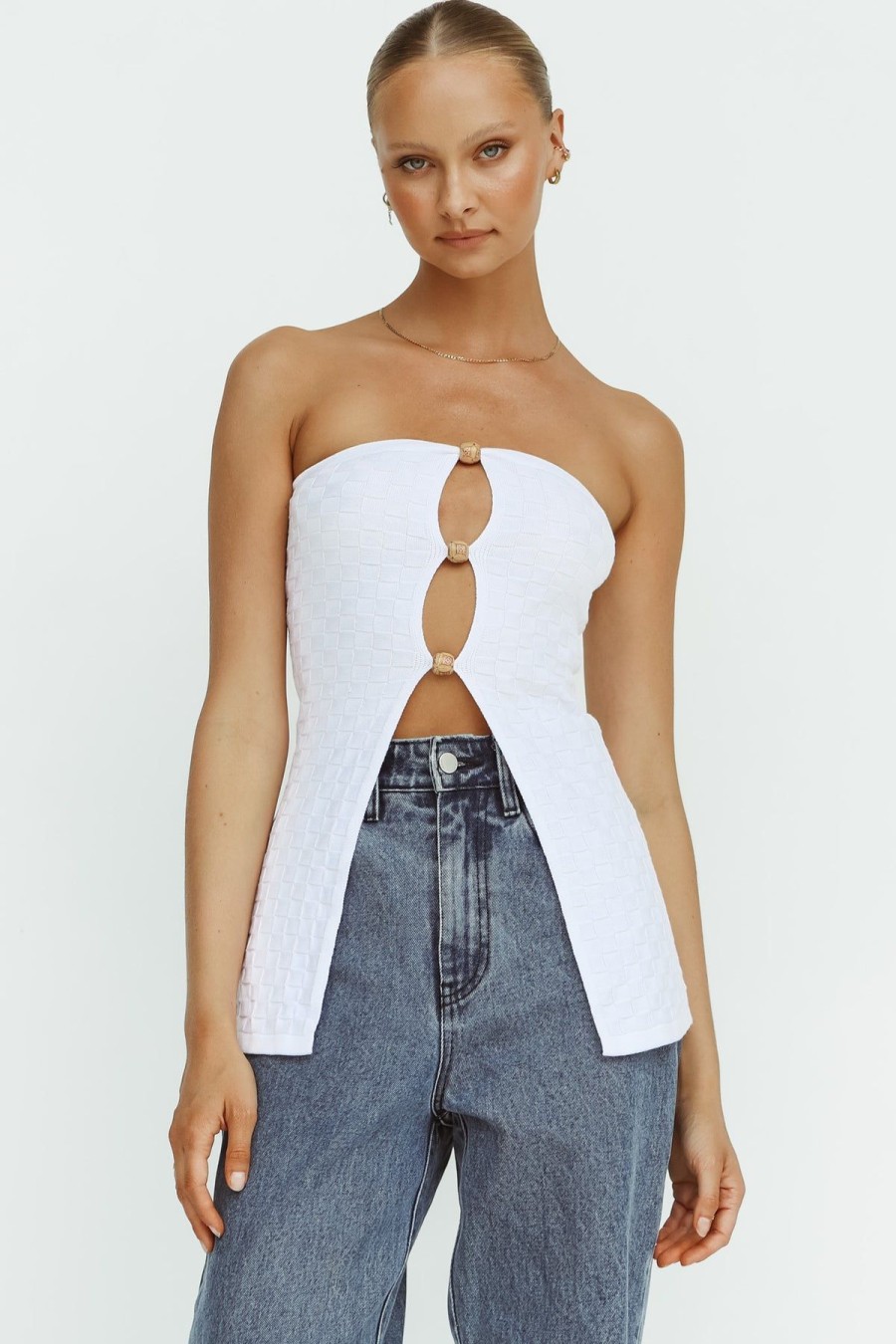 Clothing Runway Scout | Taya Top (White)