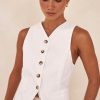 Clothing Runway Scout | Madden Vest (White)