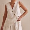 Maternity Runway Scout | Sofia Vest (Cream)