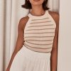 Maternity Runway Scout | Landen Knit Top (Cream)