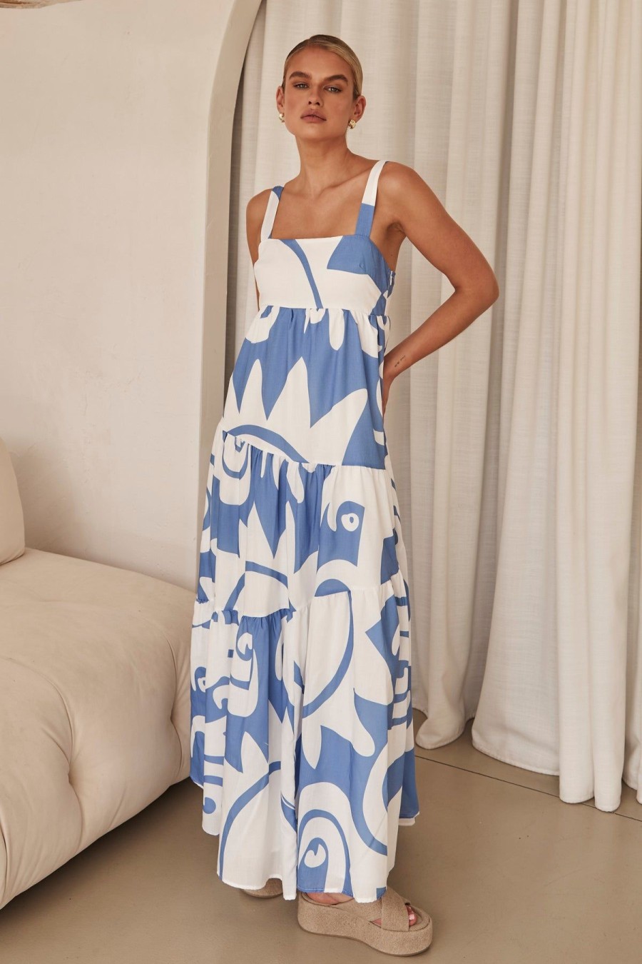 Dresses Runway Scout | Hana Maxi Dress (Blue)