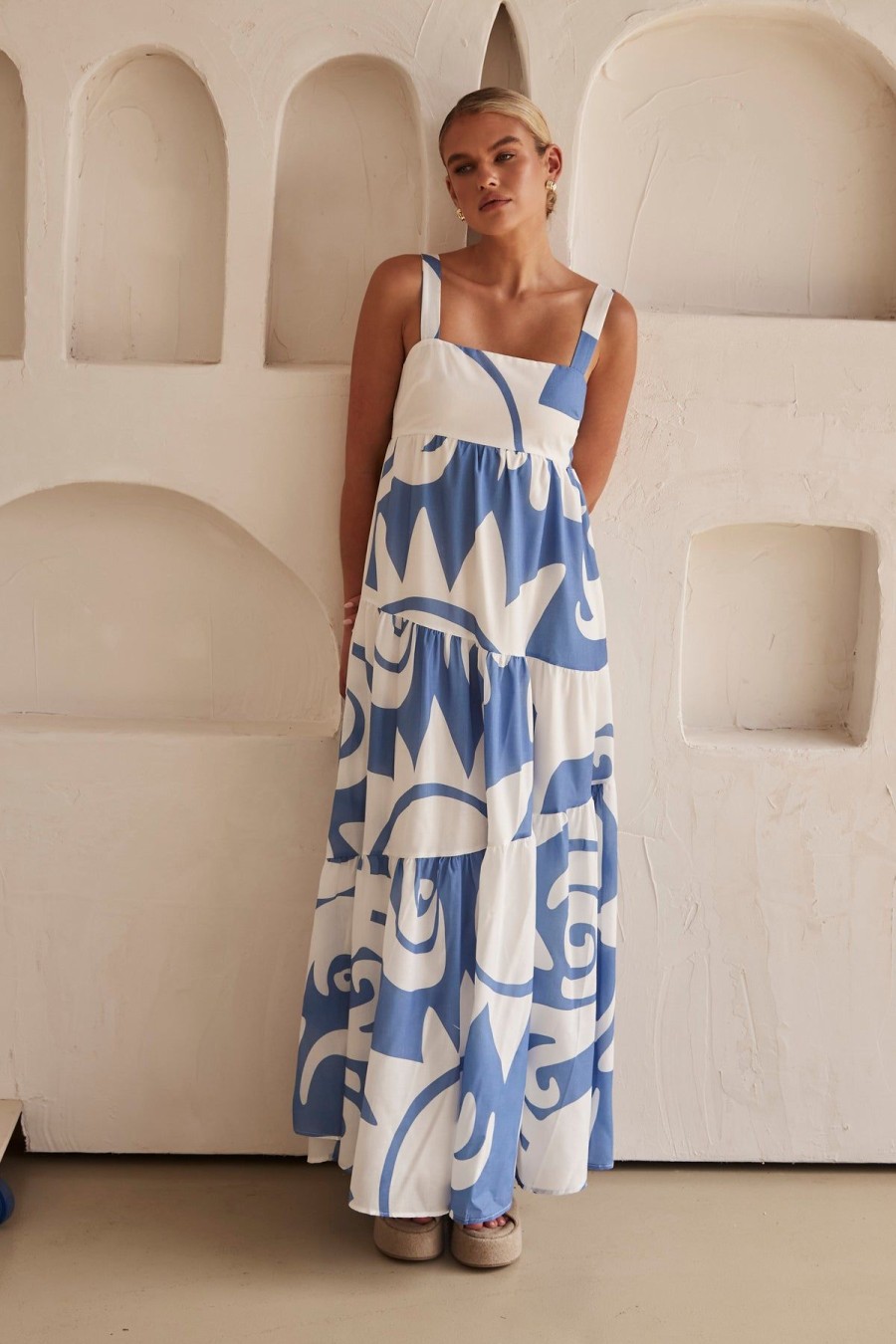 Dresses Runway Scout | Hana Maxi Dress (Blue)