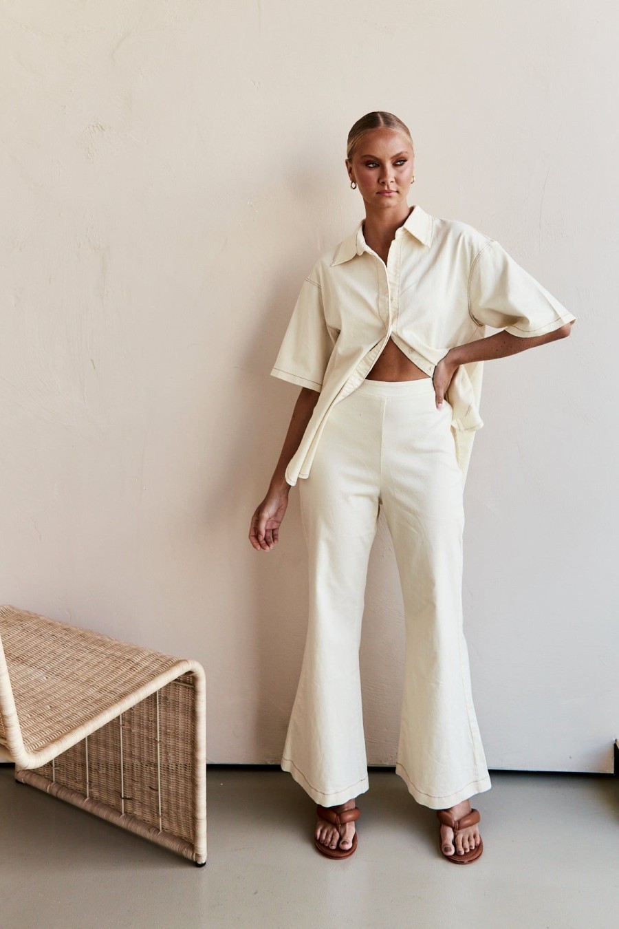 Clothing Runway Scout | Zimi Pant (Cream)