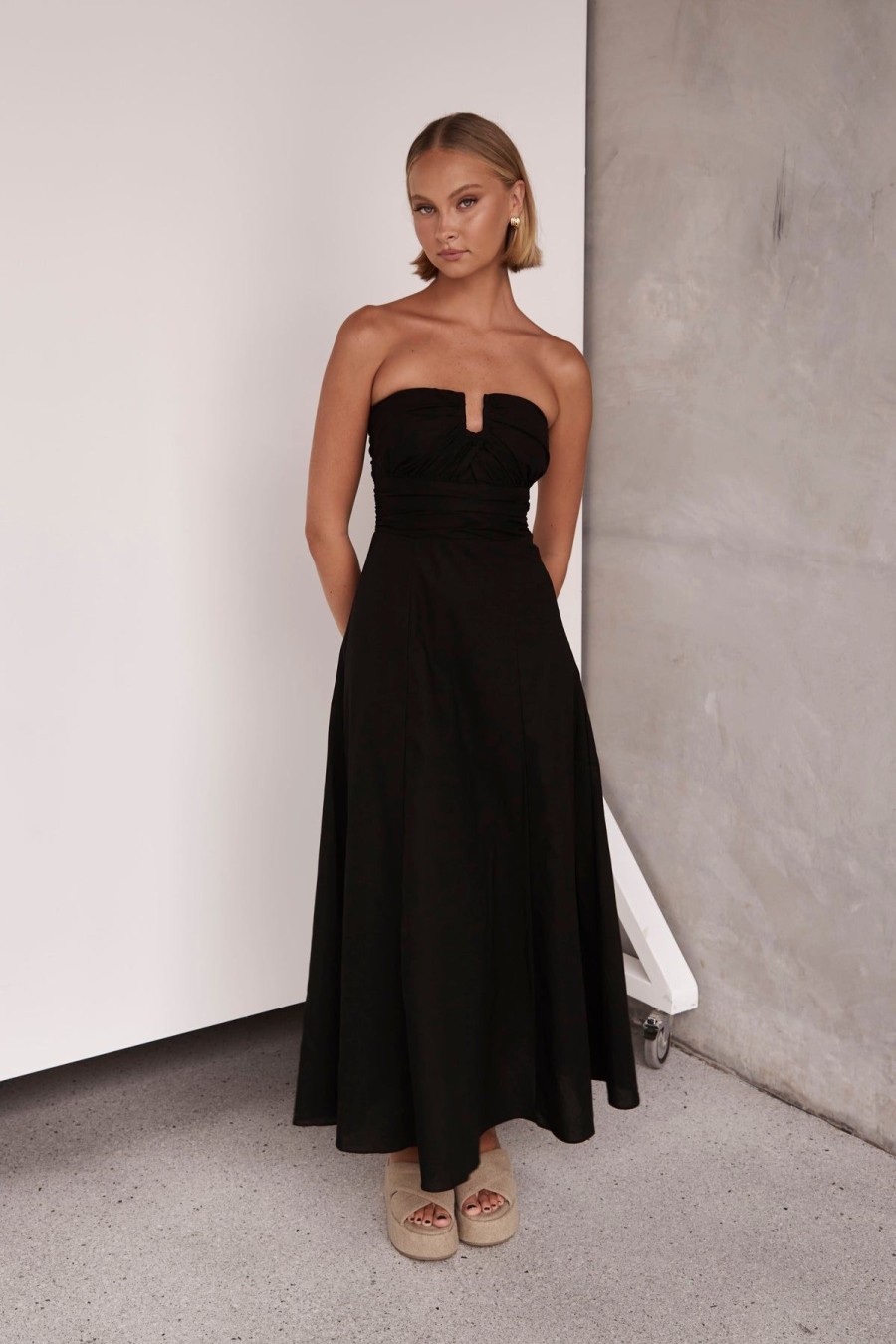 Dresses Runway Scout | George Maxi Dress (Black)