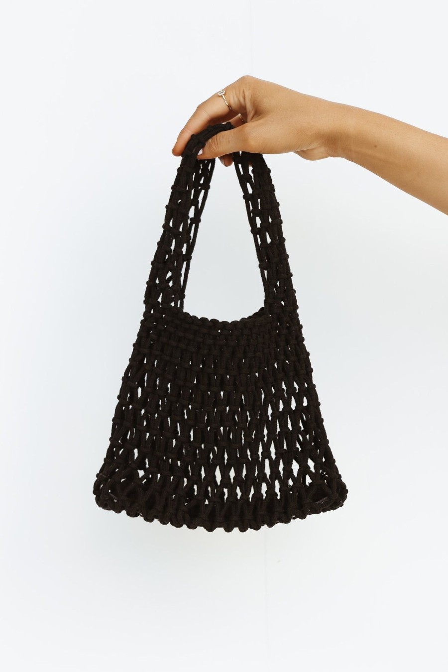 Accessories Runway Scout | Cleo Crochet Bag (Black)