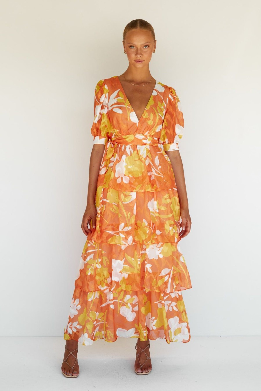 Dresses Runway Scout | Fletcher Midi Dress (Sunset)