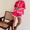 Maternity Runway Scout | Montana Shirt (Fuchsia)