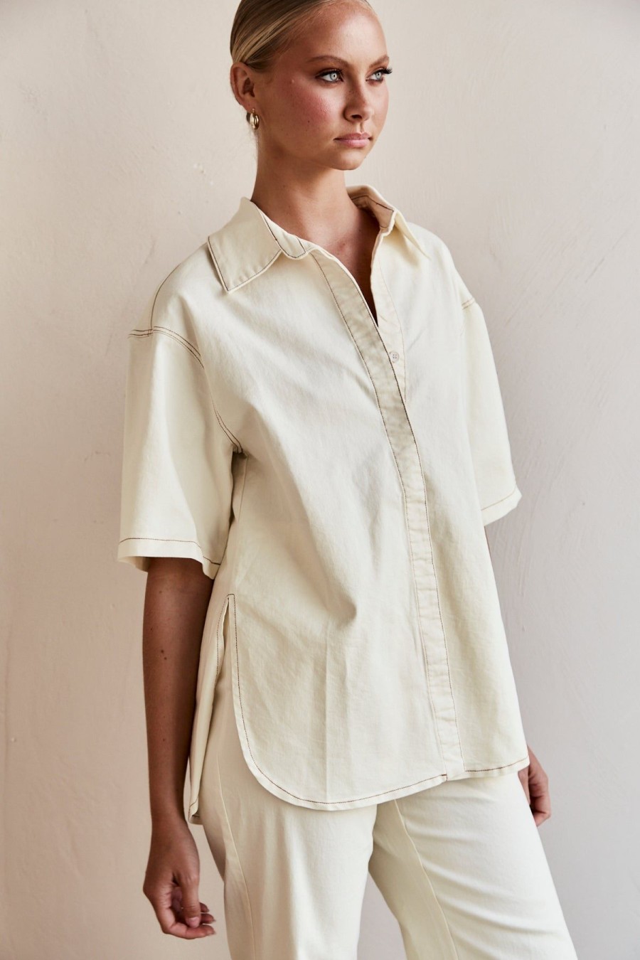 Clothing Runway Scout | Zimi Shirt (Cream)