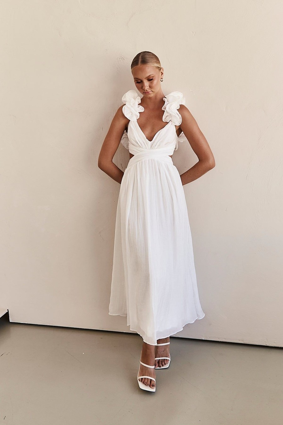 Dresses Runway Scout | Luana Maxi Dress (White)