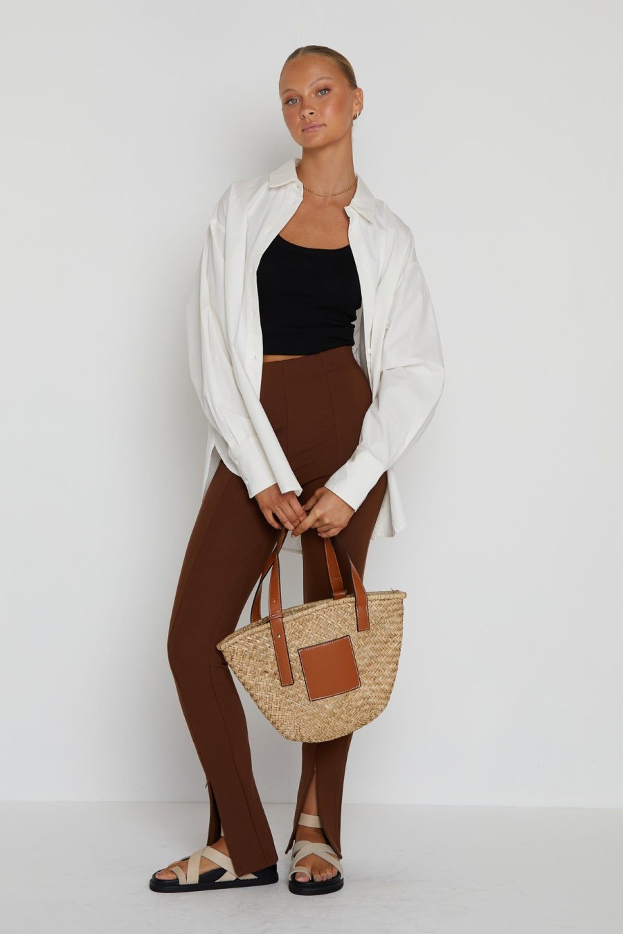 Clothing Runway Scout | Henley Pant (Chocolate)