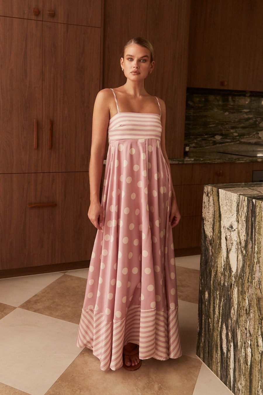 Dresses Runway Scout | Fleur Maxi Dress (Pink)