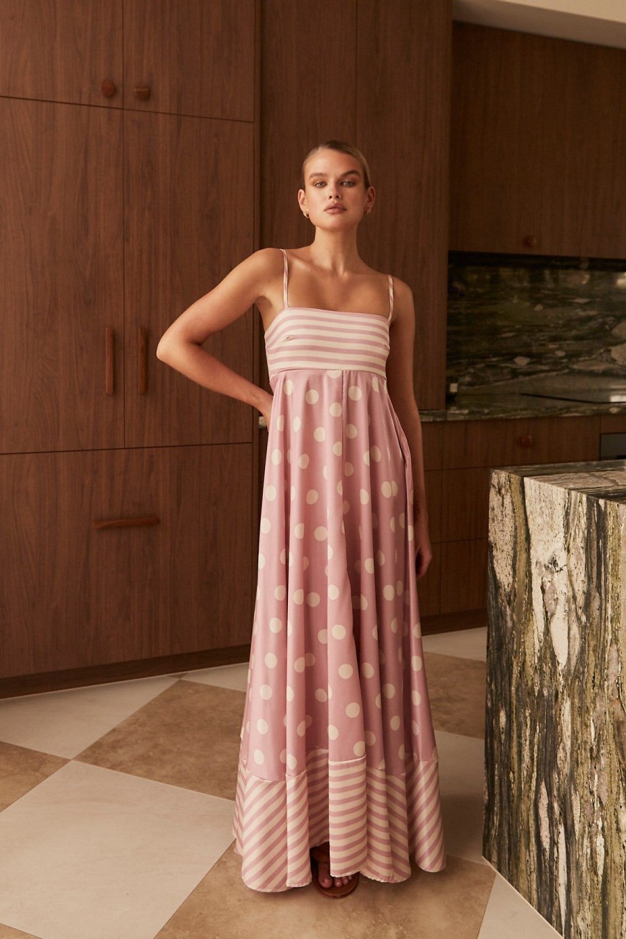 Dresses Runway Scout | Fleur Maxi Dress (Pink)