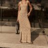 Dresses Runway Scout | Manhattan Knit Maxi Dress (Tan)